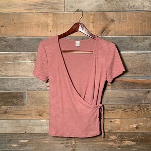Mauve Wrap Shirt